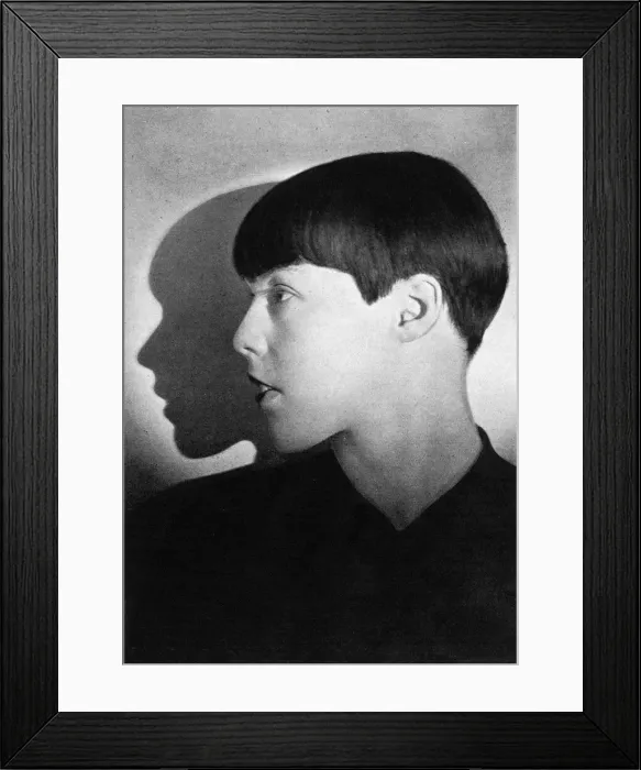 Framed Print : Fraulein von Poremski and her cropped hair, 1928 Framed Print : Fraulein von Poremski and her cropped hair, 1928