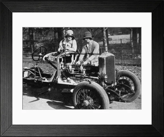 Framed Print : Violet Cordery, Queen of Motorists Framed Print : Violet Cordery, Queen of Motorists