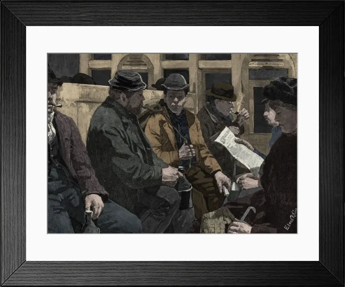 Framed Print : The Workmans Train