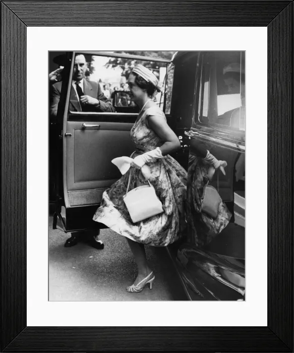 Framed Print : Princess Margaret attends Wimbledon, 1959 Framed Print : Princess Margaret attends Wimbledon, 1959
