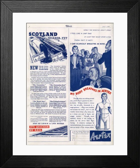 Framed Print : Scotland nearer yet by rail, 1937 Framed Print : Scotland nearer yet by rail, 1937