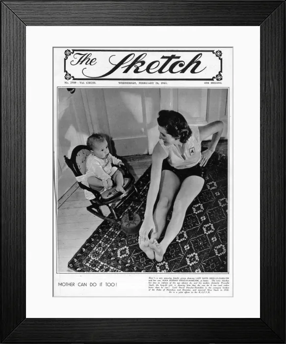 Framed Print : Sketch cover - Prunella Stack (Lady Douglas Hamilton) Framed Print : Sketch cover - Prunella Stack (Lady Douglas Hamilton)