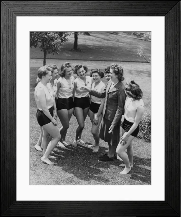Framed Print : Womens League of Health and Beauty, Prunella Stack