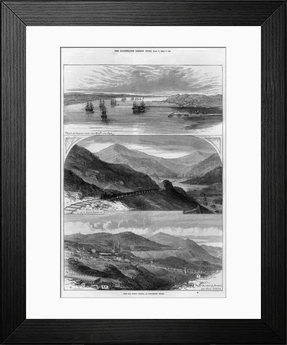 Framed Print : The Rio Tinto Mines in Southern Spain Framed Print : The Rio Tinto Mines in Southern Spain