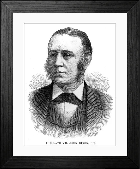 Framed Print : John Dixon, civil engineer Framed Print : John Dixon, civil engineer