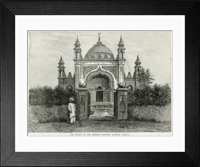 Framed Print : Mosque at the Oriental Institute, Maybury, Woking Framed Print : Mosque at the Oriental Institute, Maybury, Woking