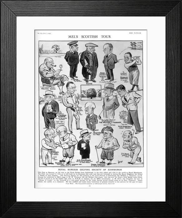 Framed Print : Royal Burgess Golfing Society of Edinburgh Framed Print : Royal Burgess Golfing Society of Edinburgh
