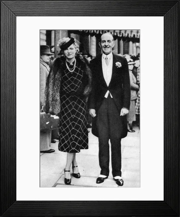 Framed Print : Sir Jock Delves Broughton and Lady Broughton Framed Print : Sir Jock Delves Broughton and Lady Broughton