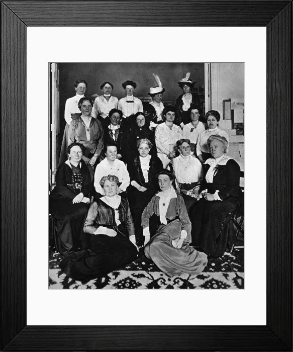 Framed Print : International Woman Suffrage Alliance of Officers Framed Print : International Woman Suffrage Alliance of Officers