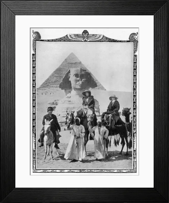 Framed Print : Princess of Pless & Duchess of Westminster in Egypt Framed Print : Princess of Pless & Duchess of Westminster in Egypt