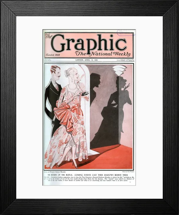 Framed Print : The Graphic front cover - return of the bustle
