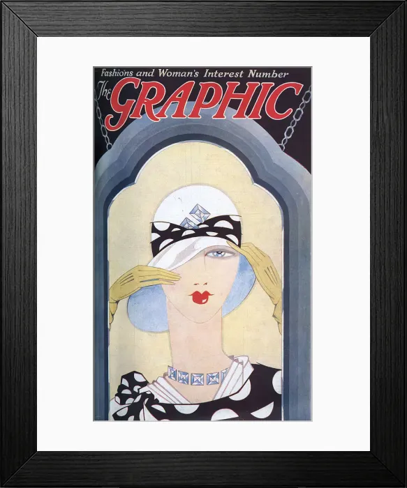 Framed Print : The Graphic Fashions and Womans Interest Number Framed Print : The Graphic Fashions and Womans Interest Number