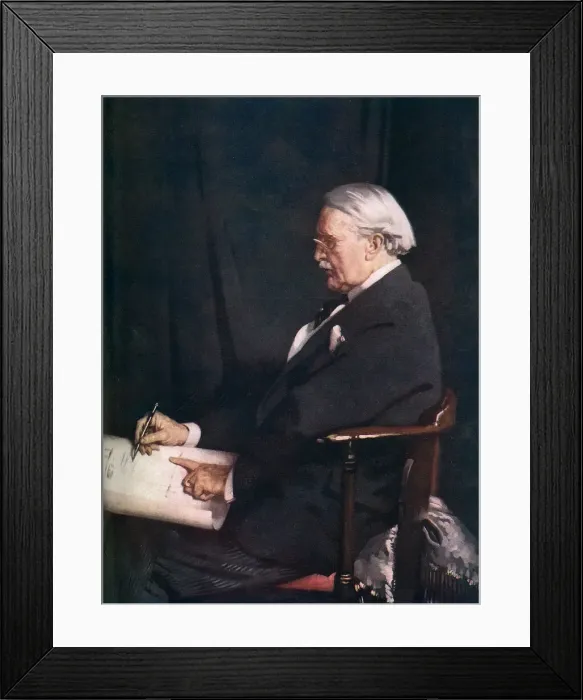Framed Print : Gordon Selfridge by William Orpen Framed Print : Gordon Selfridge by William Orpen