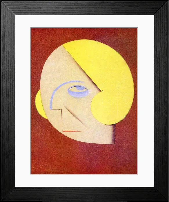 Framed Print : Dame Laura Knight, caricature by Garretto