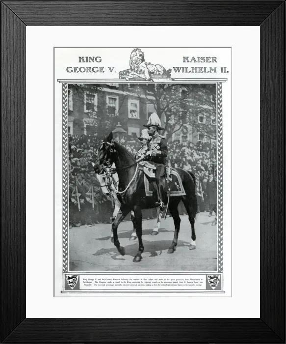 Framed Print : Funeral procession of King Edward VII 1910