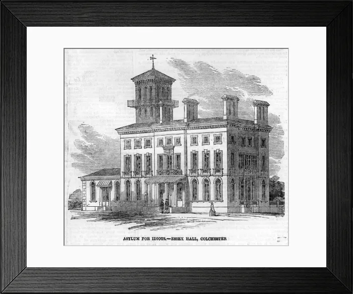 Framed Print : Asylum for idiots, Essex Hall, Colchester Framed Print : Asylum for idiots, Essex Hall, Colchester
