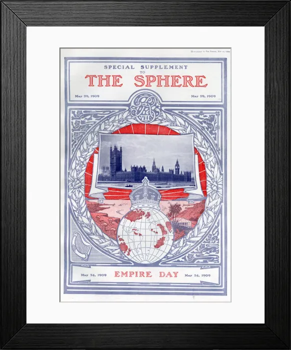 Framed Print : Sphere special supplement for Empire Day Framed Print : Sphere special supplement for Empire Day