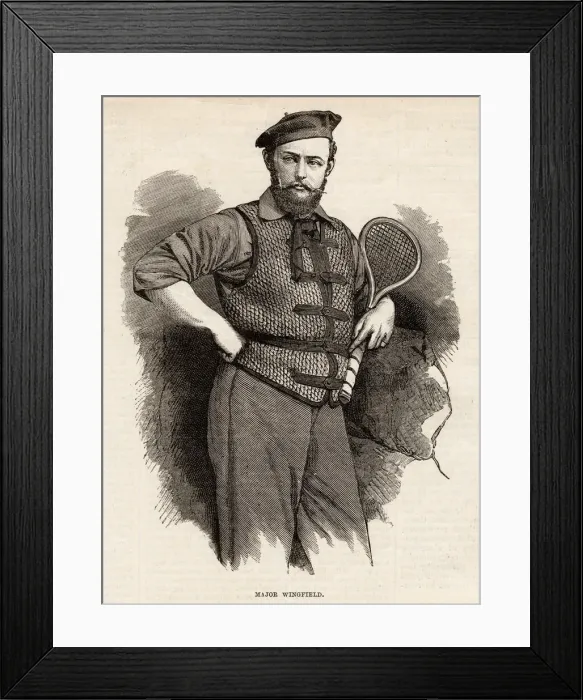 Framed Print : Major Walter Clopton Wingfield Framed Print : Major Walter Clopton Wingfield