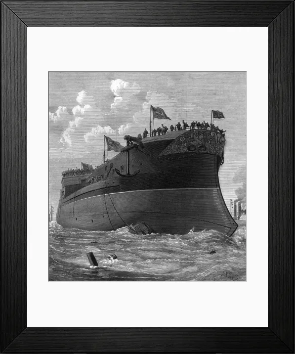 Framed Print : The ironclad ship HMS Alexandra Framed Print : The ironclad ship HMS Alexandra