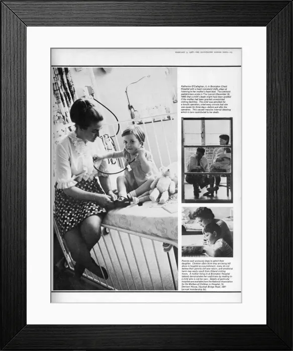 Framed Print : Children at Brompton Hospital Framed Print : Children at Brompton Hospital