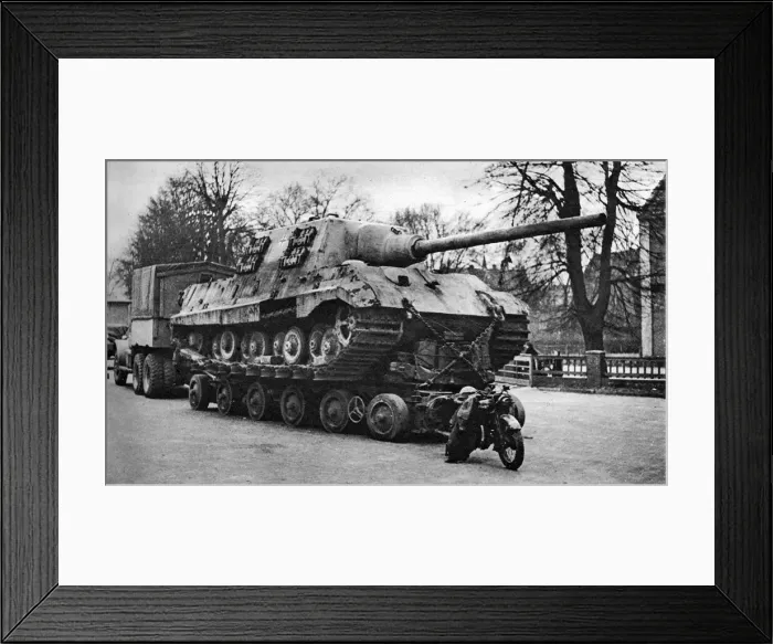 Framed Print : German tank destroyer Jagdtiger 1946 Framed Print : German tank destroyer Jagdtiger 1946