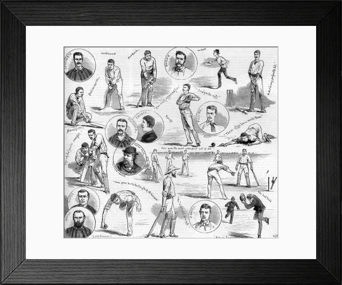 Framed Print : Australian cricket team at the Crystal Palace Framed Print : Australian cricket team at the Crystal Palace