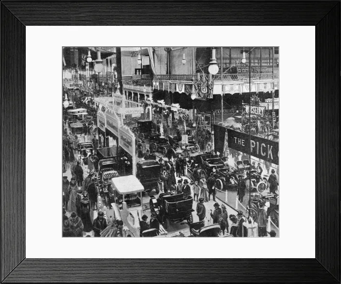 Framed Print : Automobile show at the Crystal Palace 1903 Framed Print : Automobile show at the Crystal Palace 1903