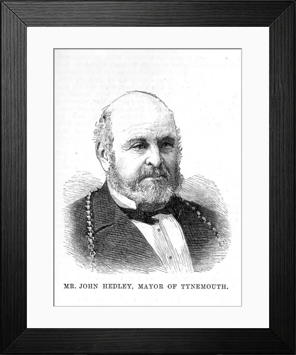 Framed Print : John Hedley, Mayor of Tynemouth Framed Print : John Hedley, Mayor of Tynemouth