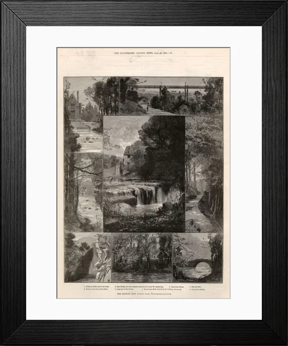Framed Print : Jesmond Dene public park, Newcastle-upon-Tyne Framed Print : Jesmond Dene public park, Newcastle-upon-Tyne