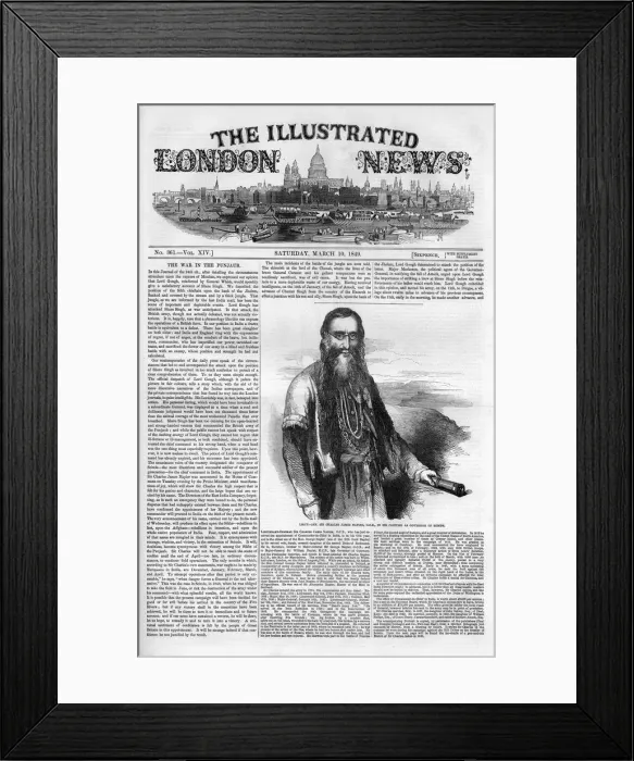 Framed Print : Front cover of The Illustrated London News, 10 March 1849 Framed Print : Front cover of The Illustrated London News, 10 March 1849