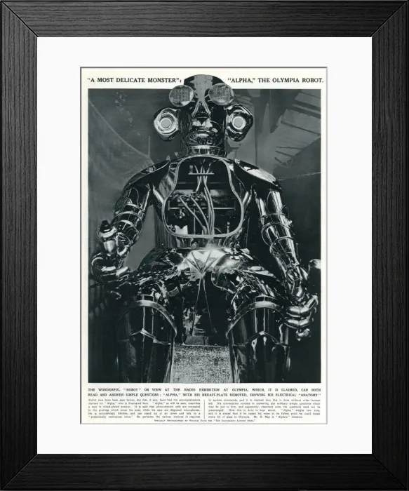 Framed Print : Alpha robot 1932 Framed Print : Alpha robot 1932
