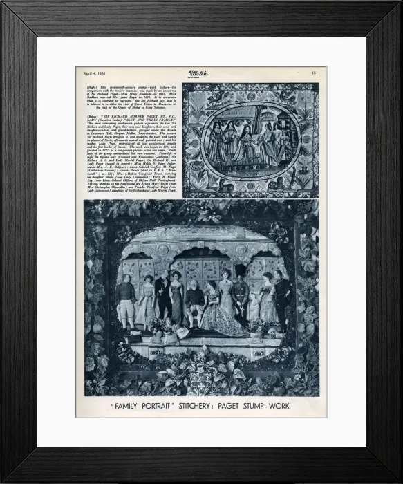 Framed Print : Paget stump work