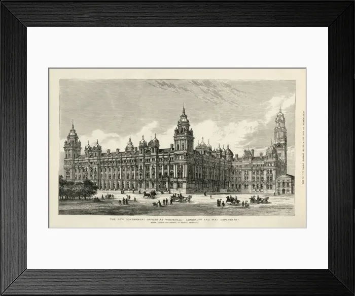 Framed Print : New Government Offices at Whitehall