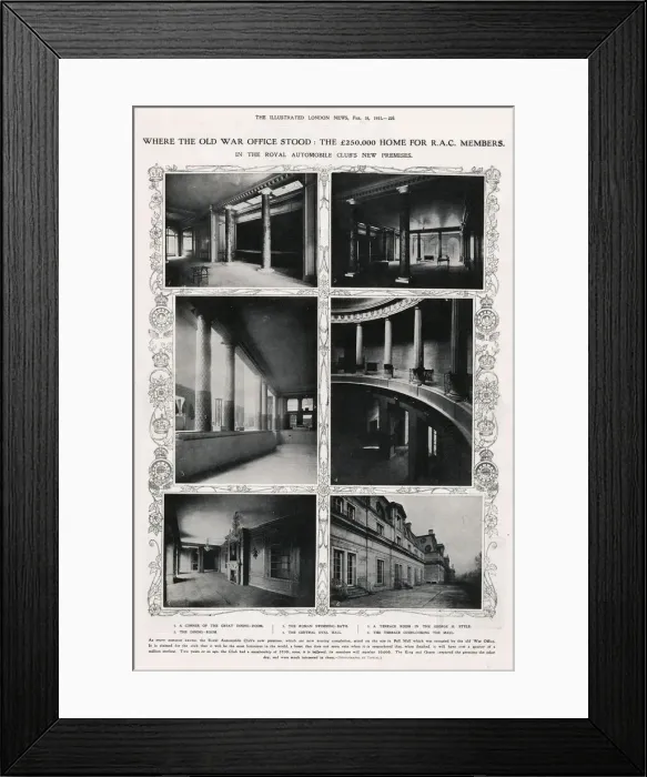 Framed Print : Inside of the old War Office