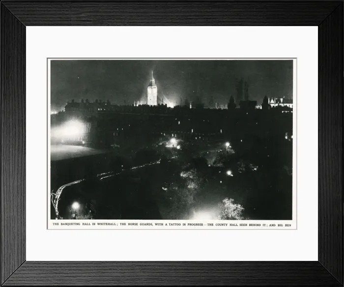 Framed Print : panorama of London buildings Framed Print : panorama of London buildings