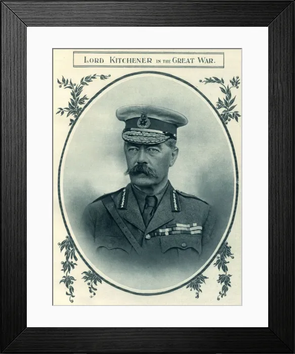 Framed Print : Portrait of Lord Kitchener Framed Print : Portrait of Lord Kitchener