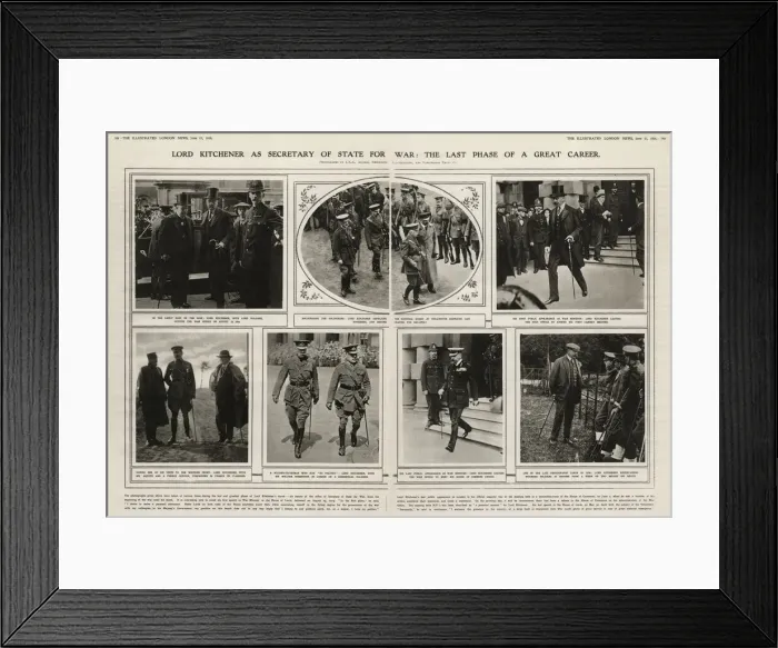Framed Print : Lord Kitchener as Secretary of State for War Framed Print : Lord Kitchener as Secretary of State for War