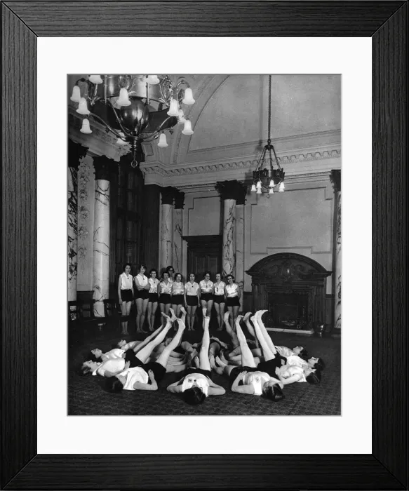 Framed Print : League of Health & Beauty class at Ministry of Health Framed Print : League of Health & Beauty class at Ministry of Health