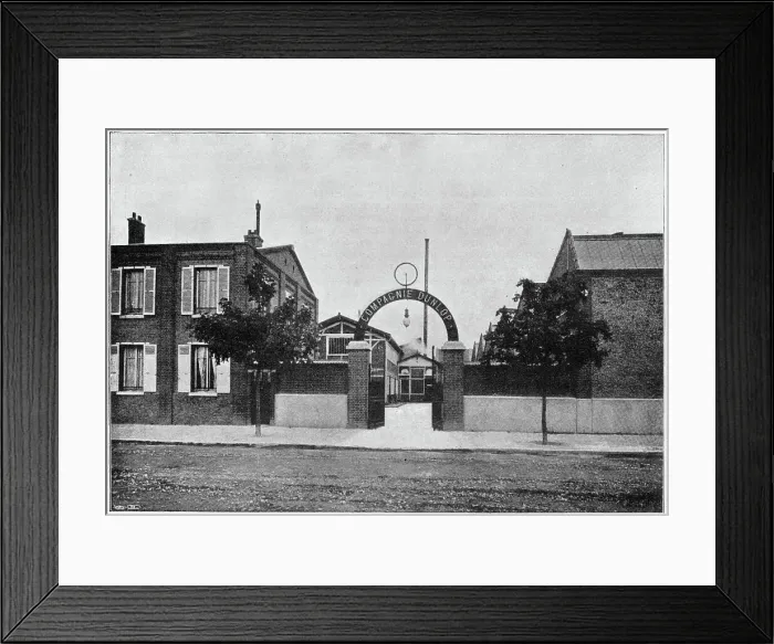 Framed Print : Compagnie Dunlop - Manufacturing Dunlop Tyres 1896 Framed Print : Compagnie Dunlop - Manufacturing Dunlop Tyres 1896