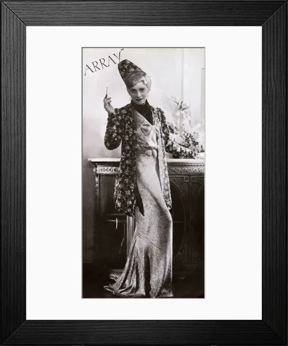 Framed Print : Evening ensemble from Debenham & Freebody, 1936 Framed Print : Evening ensemble from Debenham & Freebody, 1936