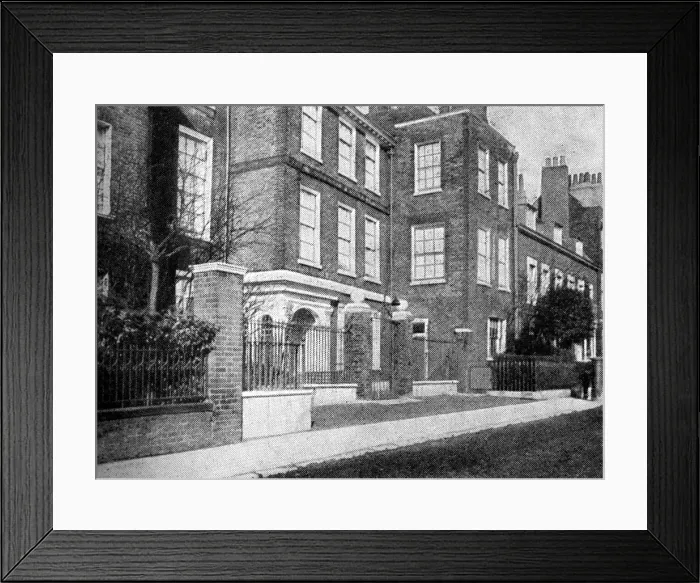 Framed Print : Walpole House, Chiswick Mall Framed Print : Walpole House, Chiswick Mall