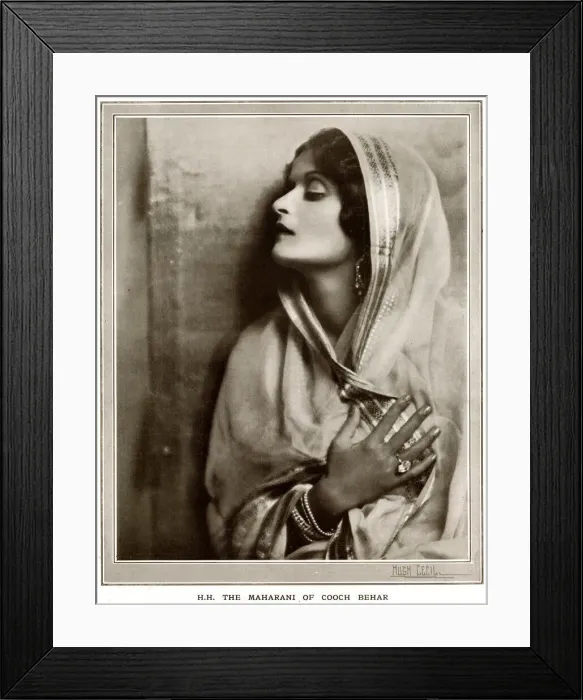 Framed Print : H. H. The Maharani of Cooch Behar Framed Print : H. H. The Maharani of Cooch Behar