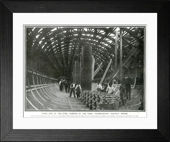 Framed Print : The new tunnel under the Seine Framed Print : The new tunnel under the Seine