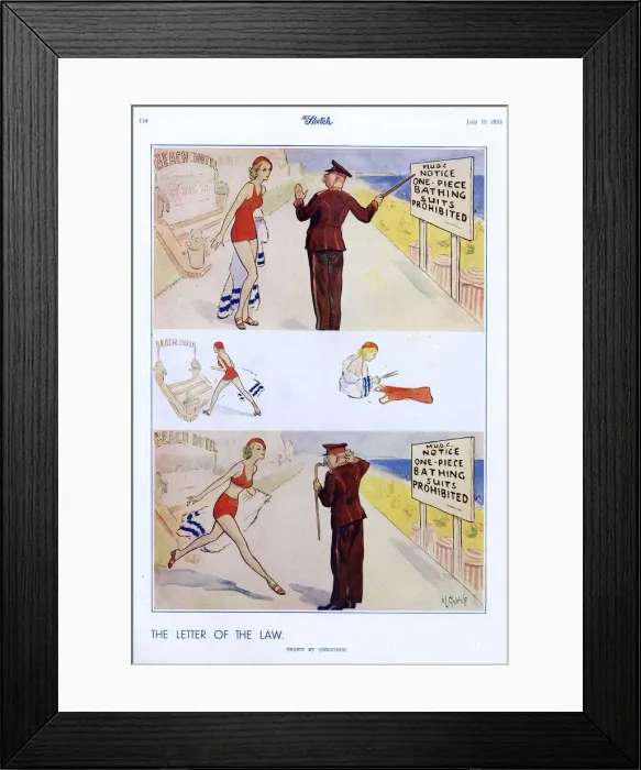 Framed Print : Cartoon, The Letter of the Law, by Ghilchick Framed Print : Cartoon, The Letter of the Law, by Ghilchick