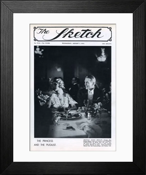Framed Print : Front cover, Princess Alexis Mdivani (Barbara Hutton) Framed Print : Front cover, Princess Alexis Mdivani (Barbara Hutton)