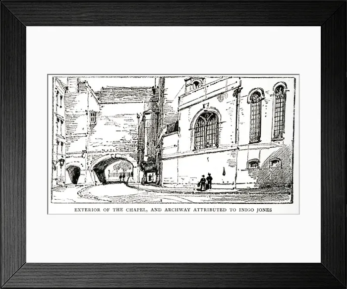 Framed Print : Exterior of the Sardinian Chapel, 1893 Framed Print : Exterior of the Sardinian Chapel, 1893