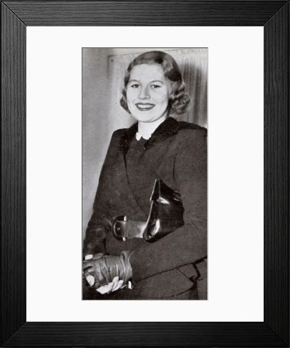 Framed Print : Jasmine Bligh, television announcer
