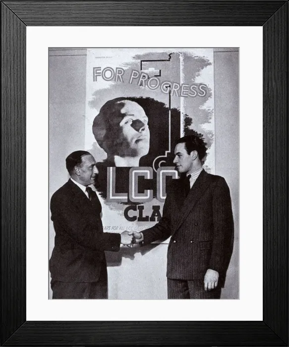 Framed Print : Winning poster design for LCC evening classes Framed Print : Winning poster design for LCC evening classes