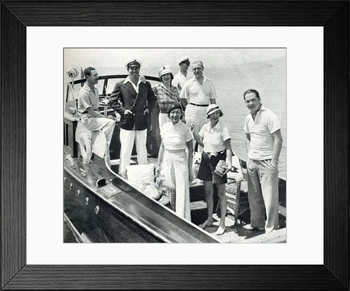 Framed Print : People on a boat trip, Cap d Antibes, Cote d Azur, France Framed Print : People on a boat trip, Cap d Antibes, Cote d Azur, France