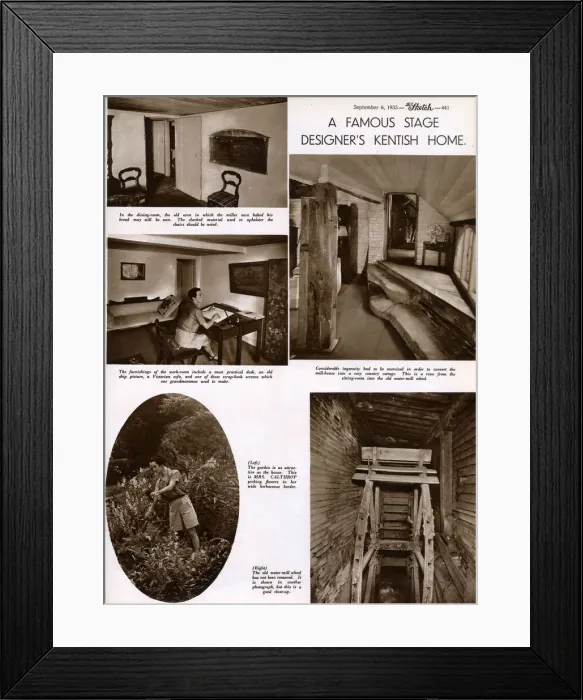 Framed Print : Gladys Calthrop - The House That Was a Mill Framed Print : Gladys Calthrop - The House That Was a Mill